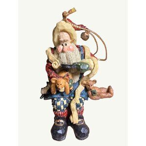 Boyds Carvers Choice Santa Ornament The Final Inspection  Limited Edition
